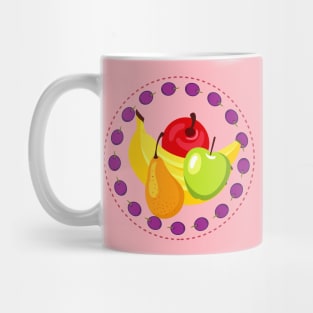 Cute Fruit Stamp Mug